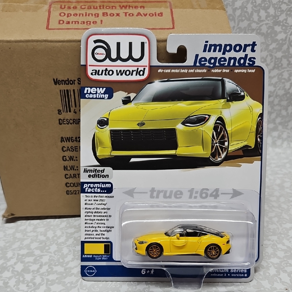 Yellow 2023 Nissan Z 1:64 Scale Limited Edition Premium Die-cast Car